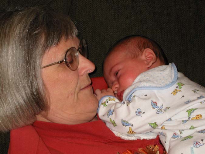 Granny and Casey -- 3/17/02