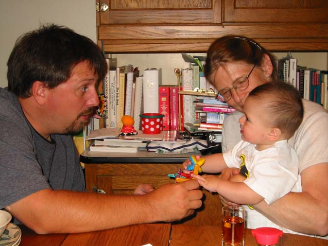 Casey and Uncle Carl -- 7/4/02